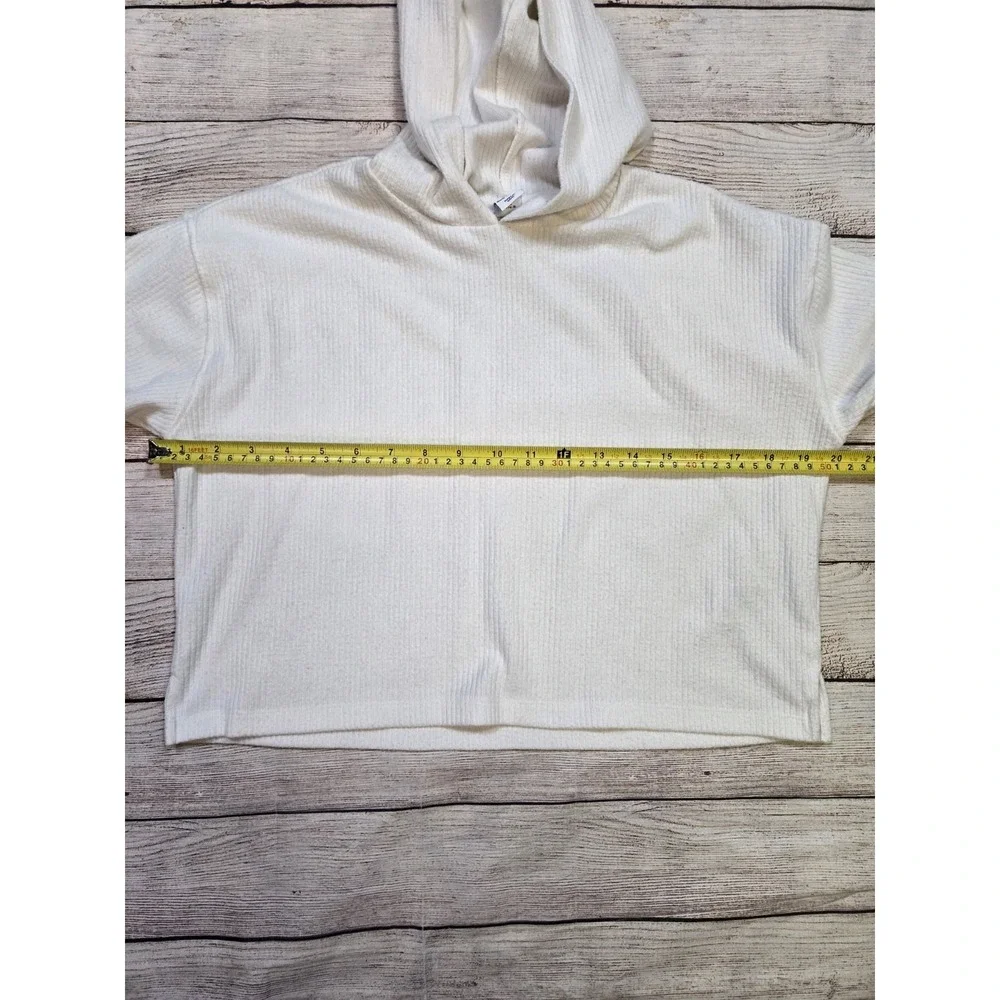 Old Navy Girl's Crop Lightweight long sleeve hooded sweater Size‎ Large 10-12